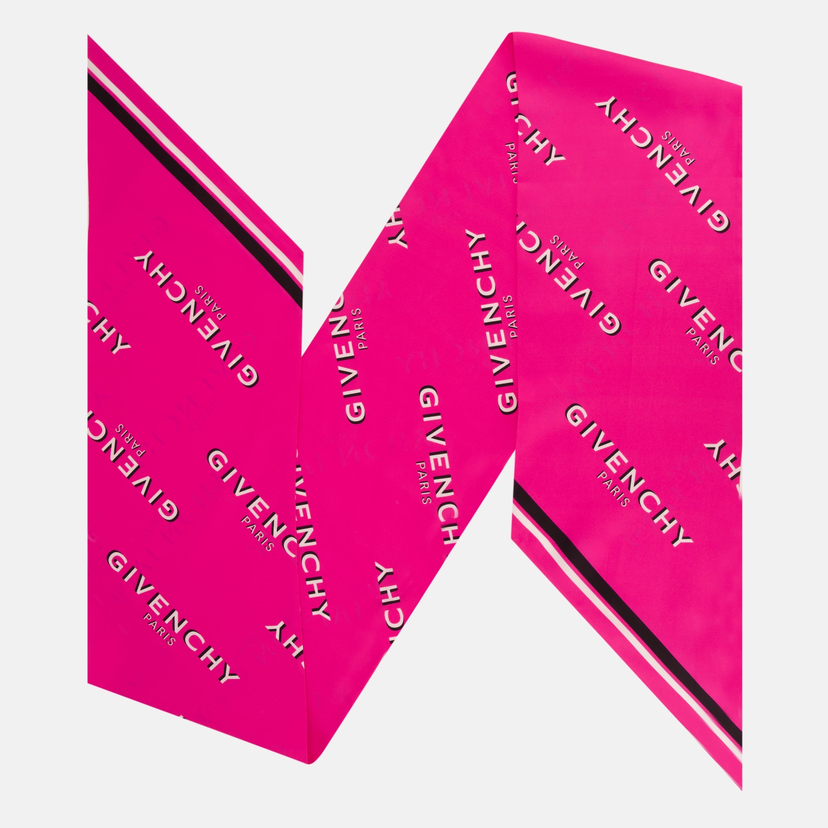 Maxi Bandeau en Soie Shadow Rose