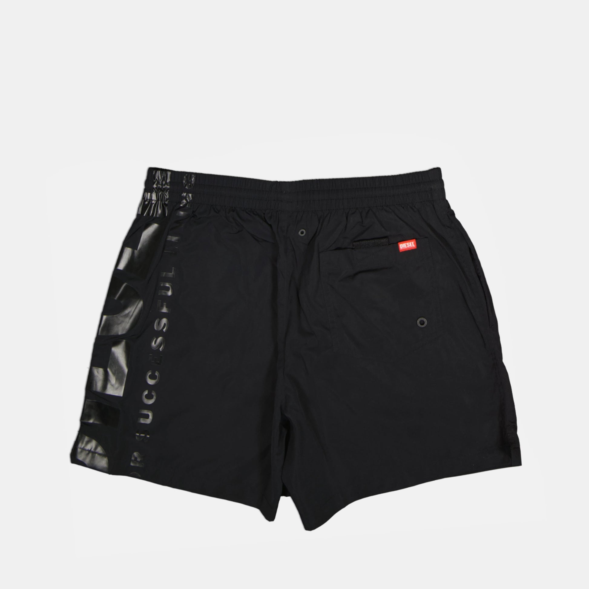 swim shorts, Diesel, black swimwear, men's fashion, summer beachwear