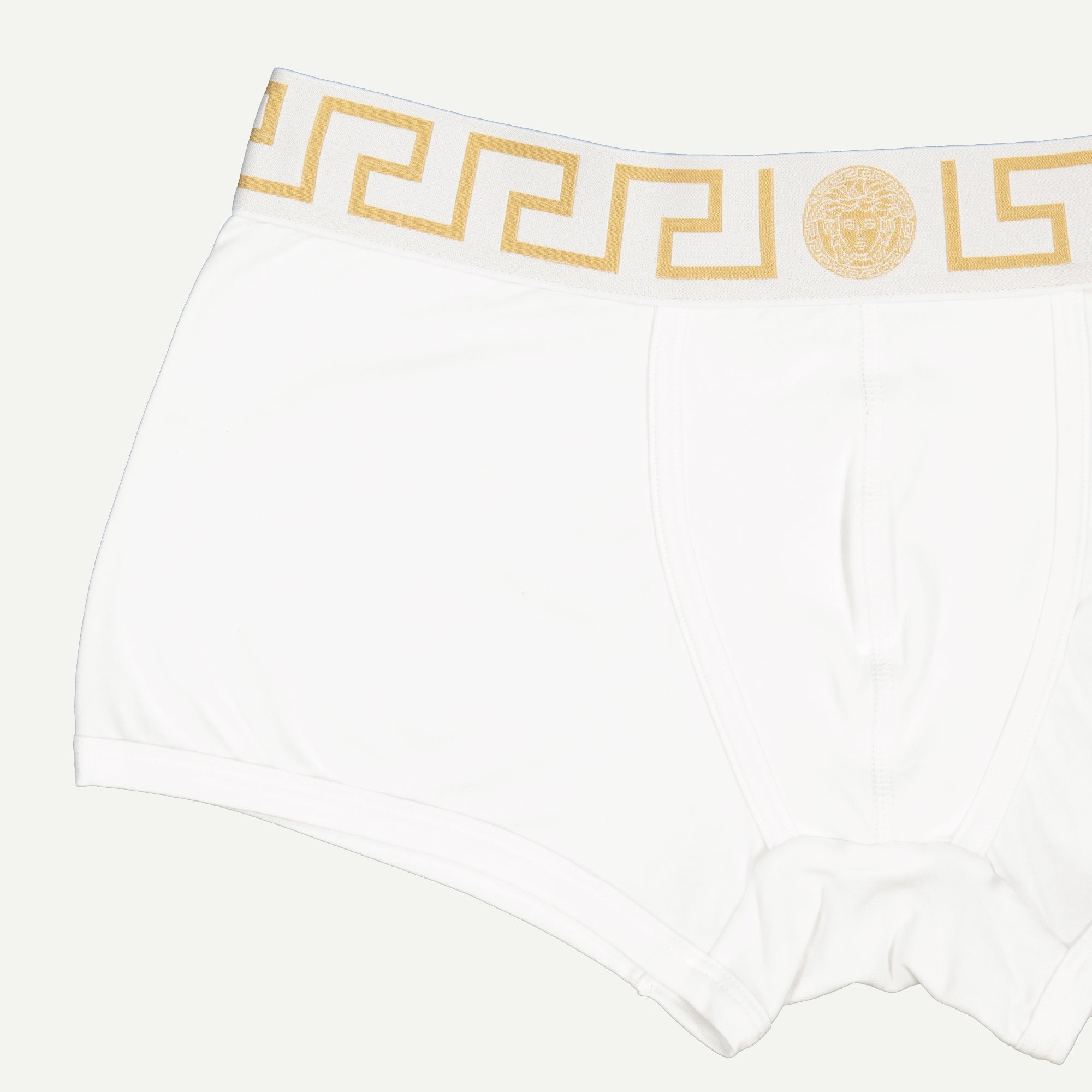 Medusa Greca, Boxer Shorts, Versace Fashion, Men's Collection, White Boxers