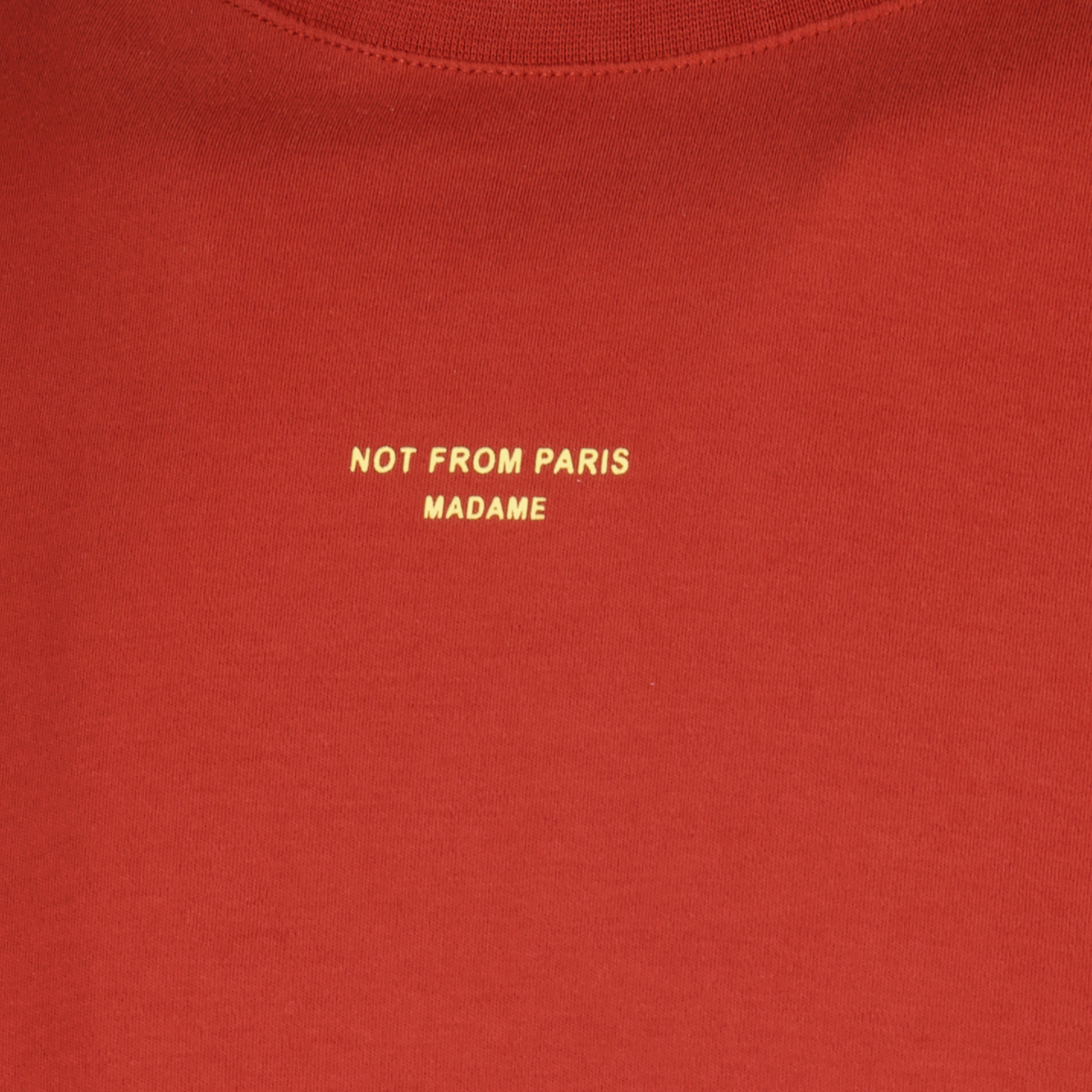 T-Shirt Slogan Vermelha - Drôle de Monsieur