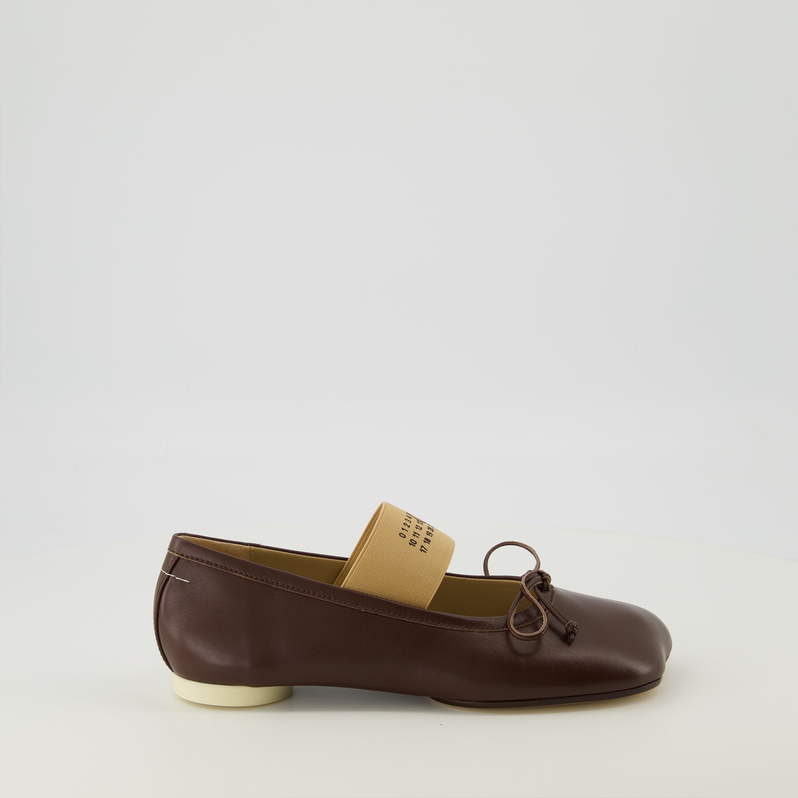 Image of Anatomic Numeric Ballerinas by Mm6 for Women - Season Spring-Summer 2026 - Right Side View
