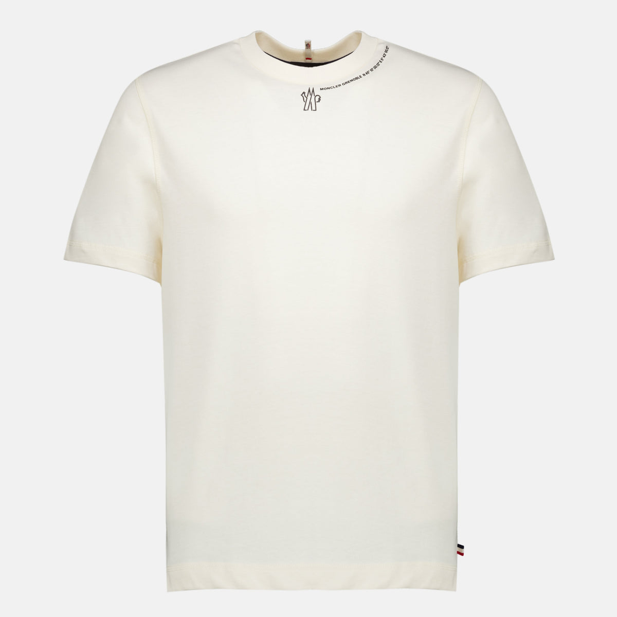 Camiseta beige de algodón