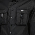 Image of Prada Re-Nylon Overshirt by Prada for Men - Season Spring-Summer 2026 - Product detail view 3