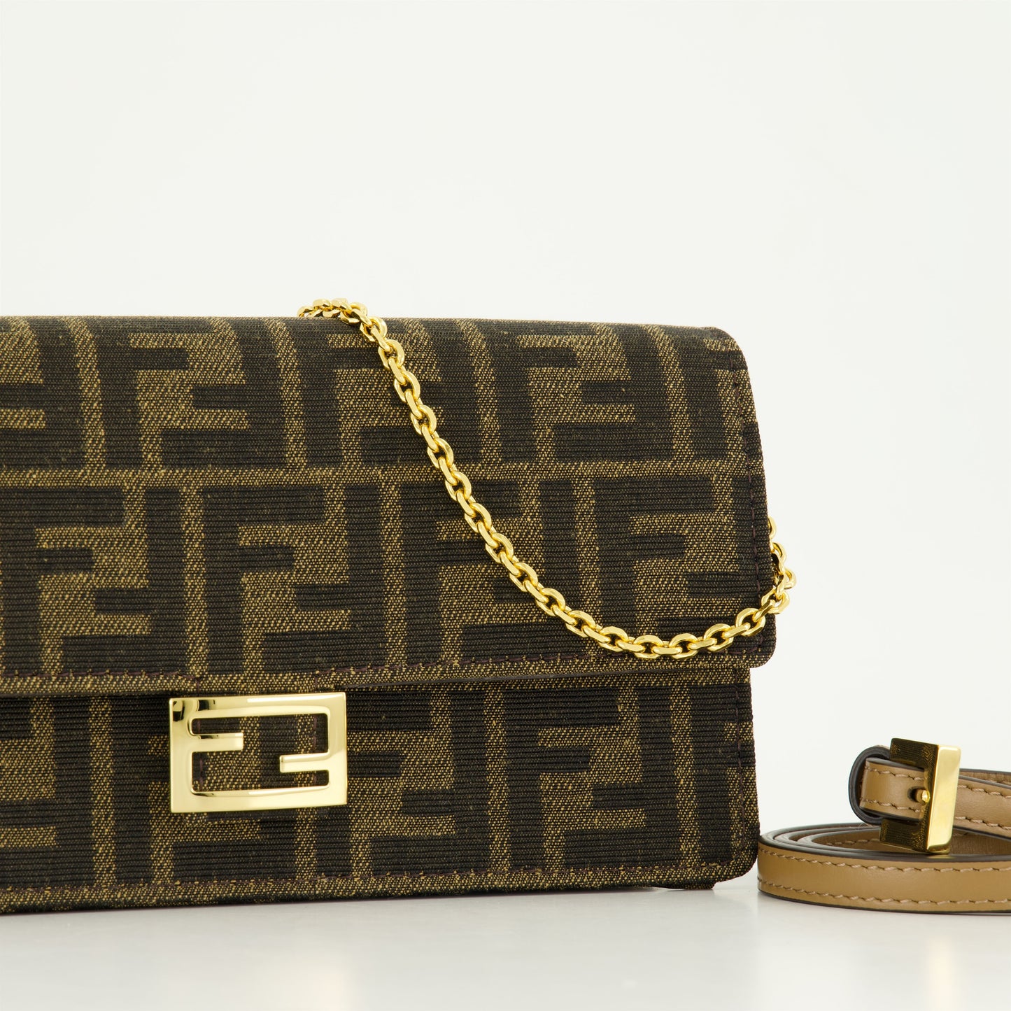 FF Baguette Bag, Fendi Bag, Designer Bags, Fashionable Shoulder Bag, Polyester Bag