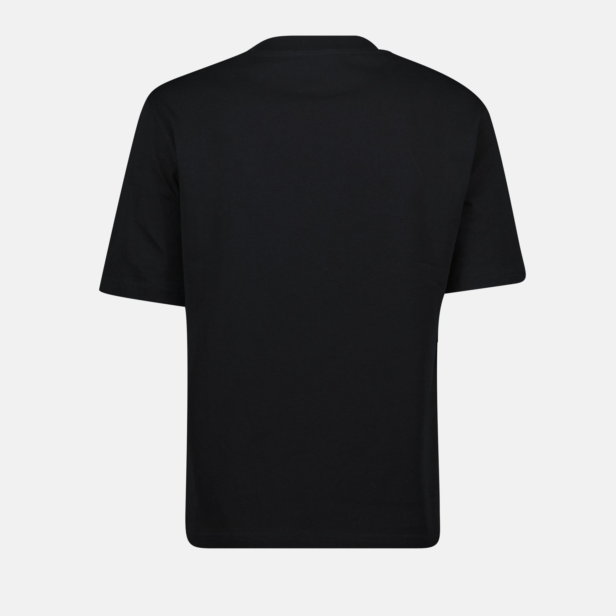 black T-shirt, printed T-shirt, cotton T-shirt, Colazione T-shirt, Spring-Summer 2025
