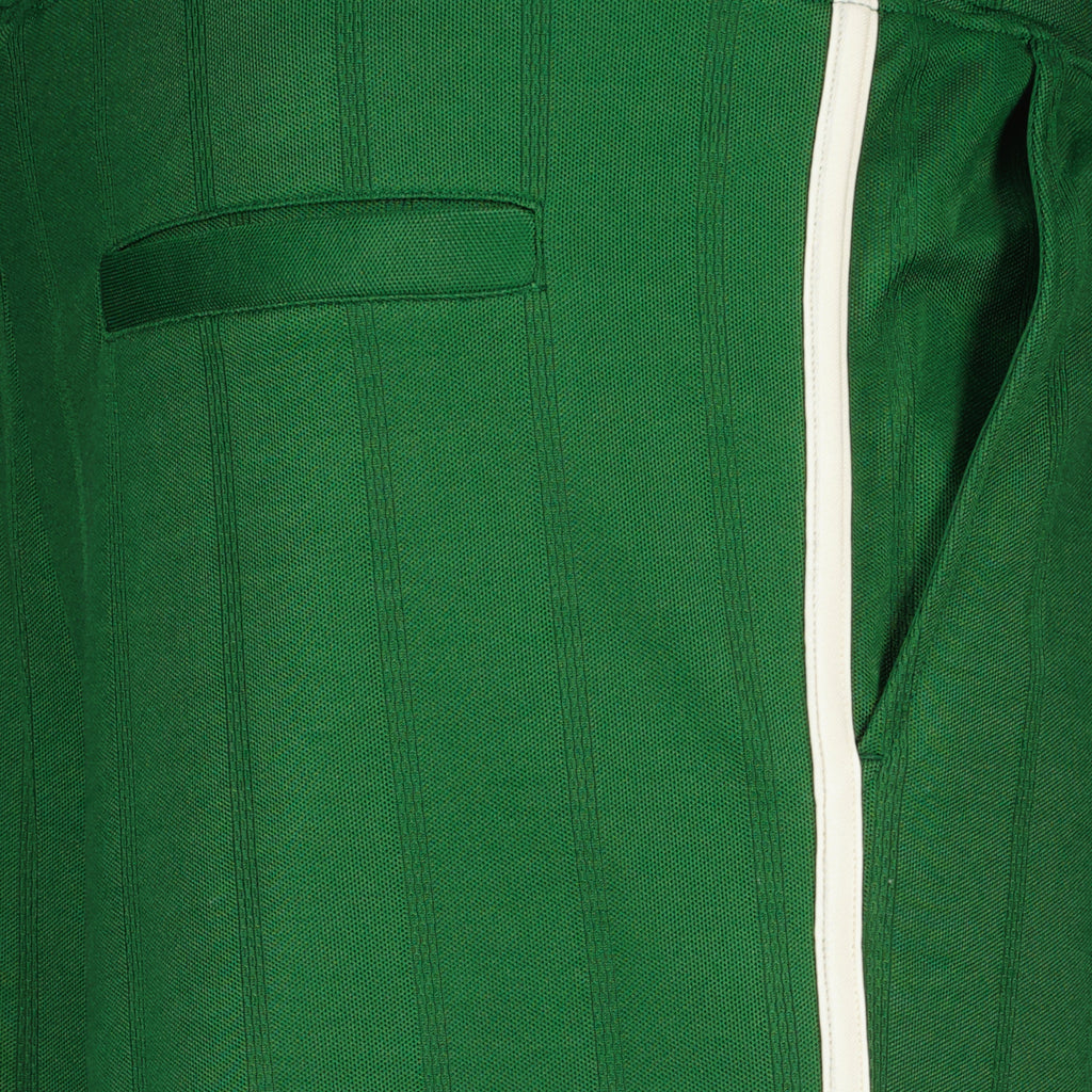Pantalones cortos de algodón verde D-Hibiscus - Drôle de Monsieur