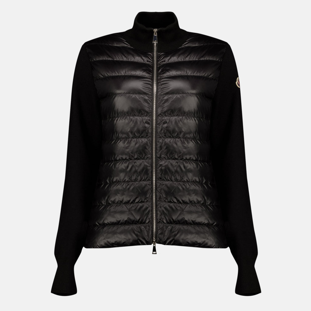 Woll-Cardigan mit Reißverschluss