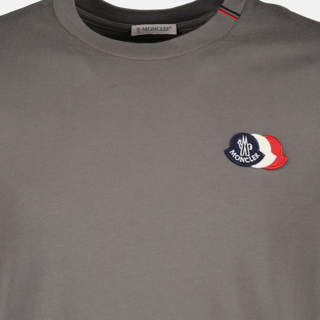 T-shirt en coton avec logo tricolore