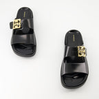 Image des Sandales Liquides 4G de Givenchy pour Femme - Saison Printemps-Été 2025 - Vue du haut des deux