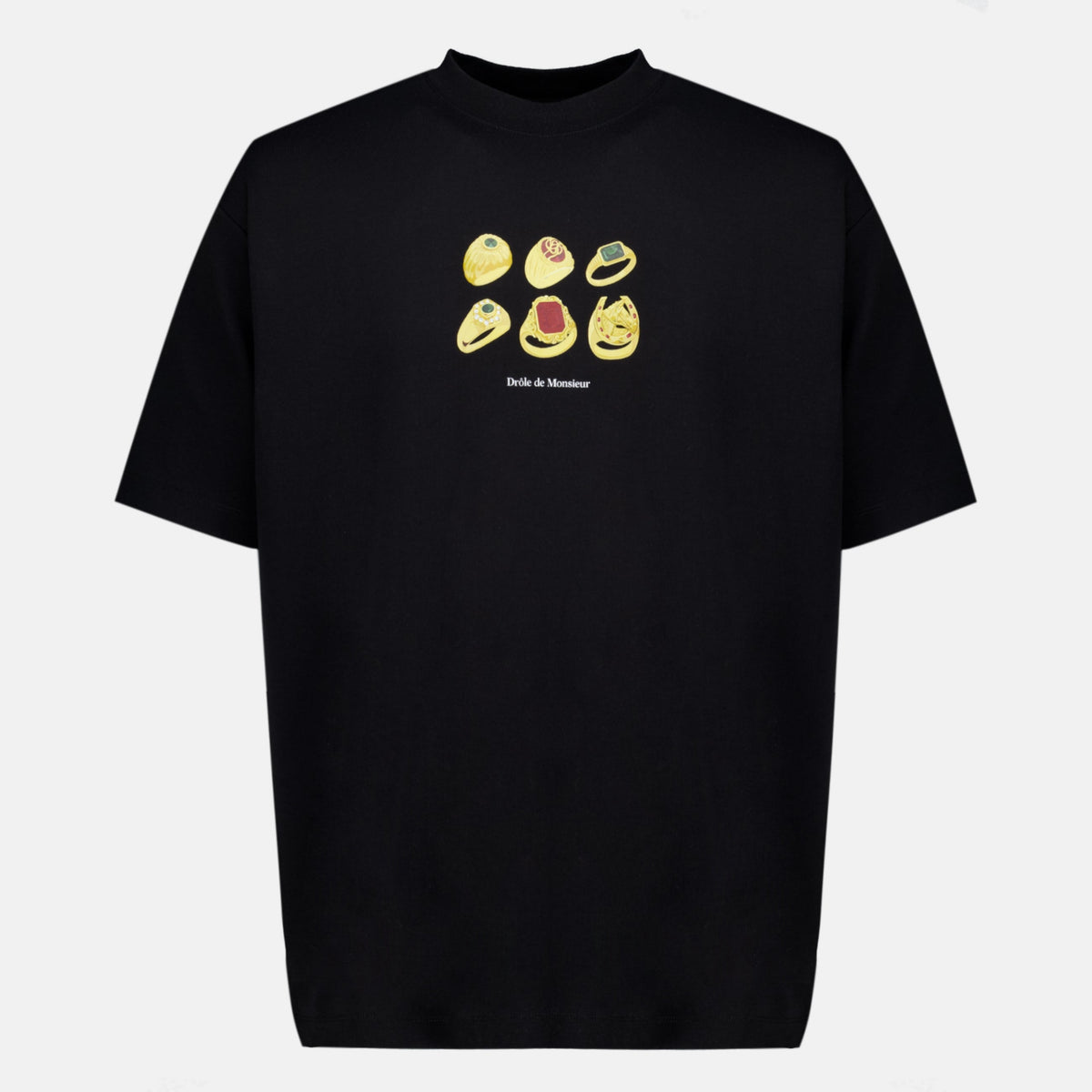 Camiseta negra Rings