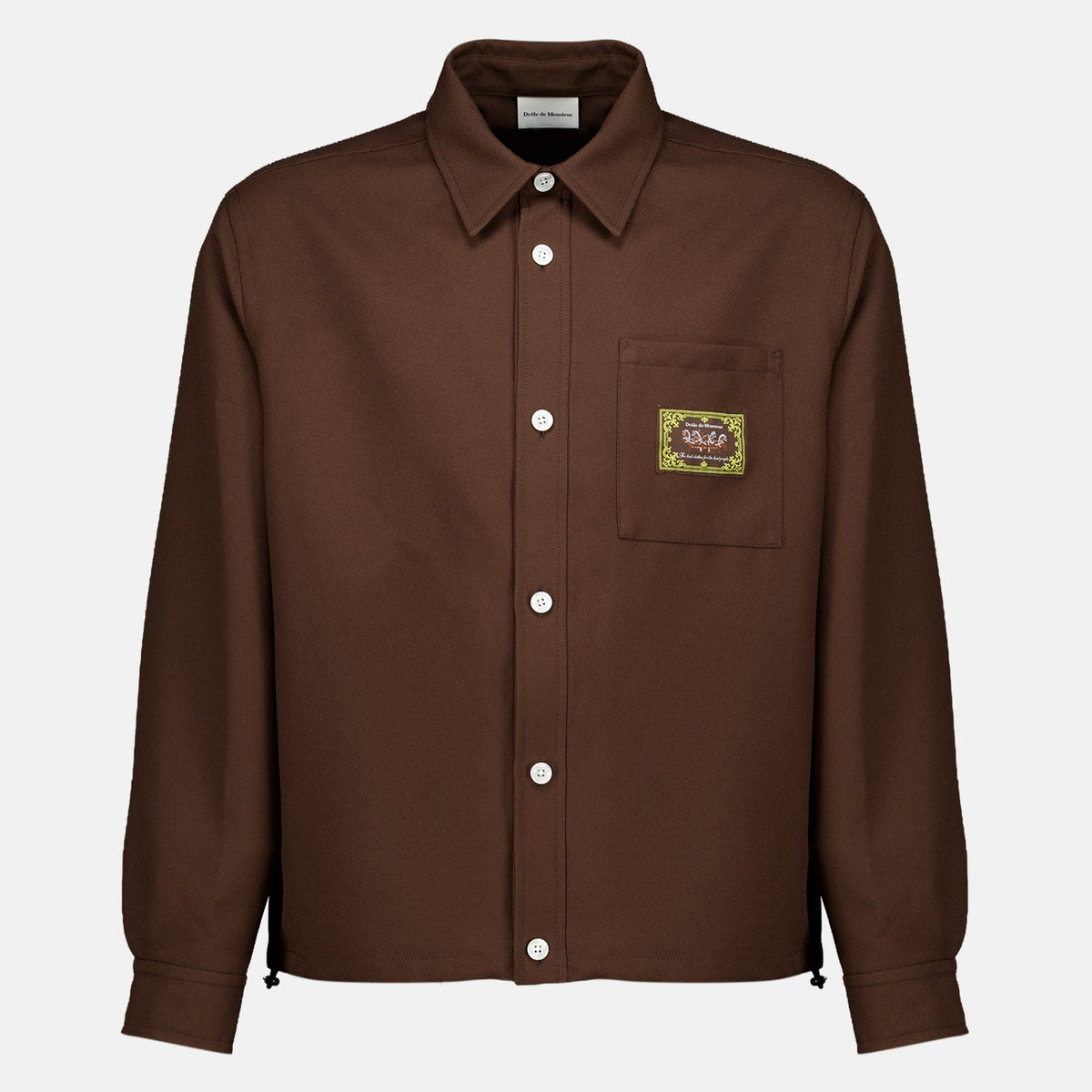 Chemise Élastique Marron - Drôle de Monsieur