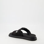 Image of Aqua Sandals by Dior for Men - Season Autumn-Winter 2025 - Back Right Three-Quarter View