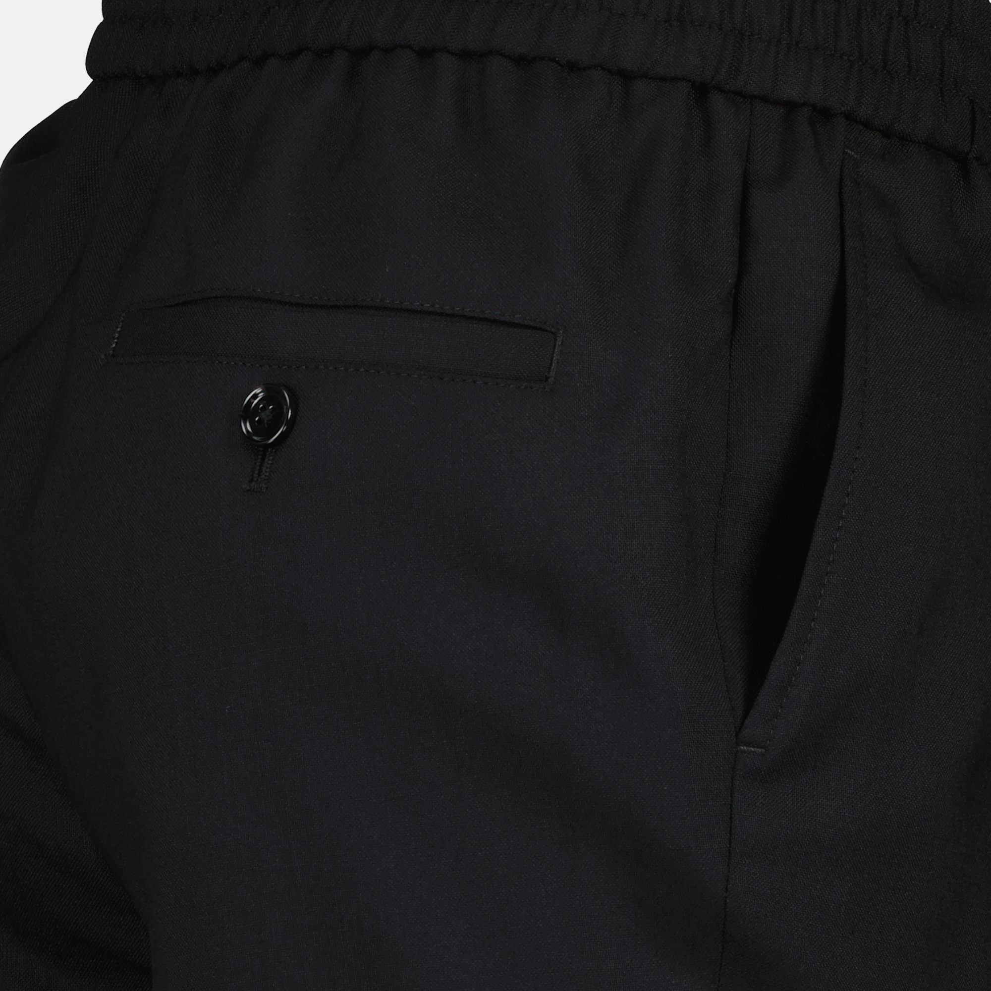 Calças de Lã Negras