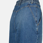 long jean skirt, Garice skirt, Iro denim, high-waist skirt, stylish denim skirt