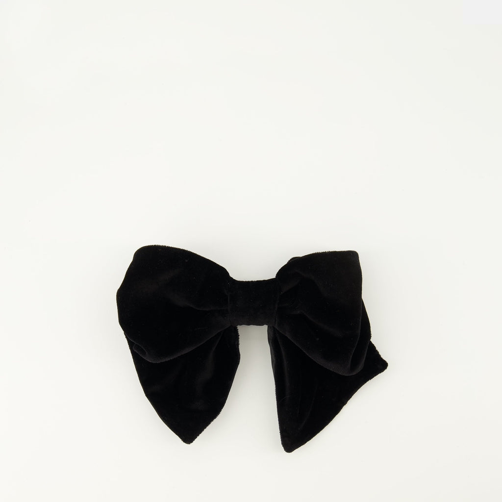 hair clip, bow accessory, Patou, velvet hair accessories, Autumn-Winter 2025 collection