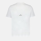 Moncler, logo T-shirt, white T-shirt, cotton T-shirt, designer T-shirt