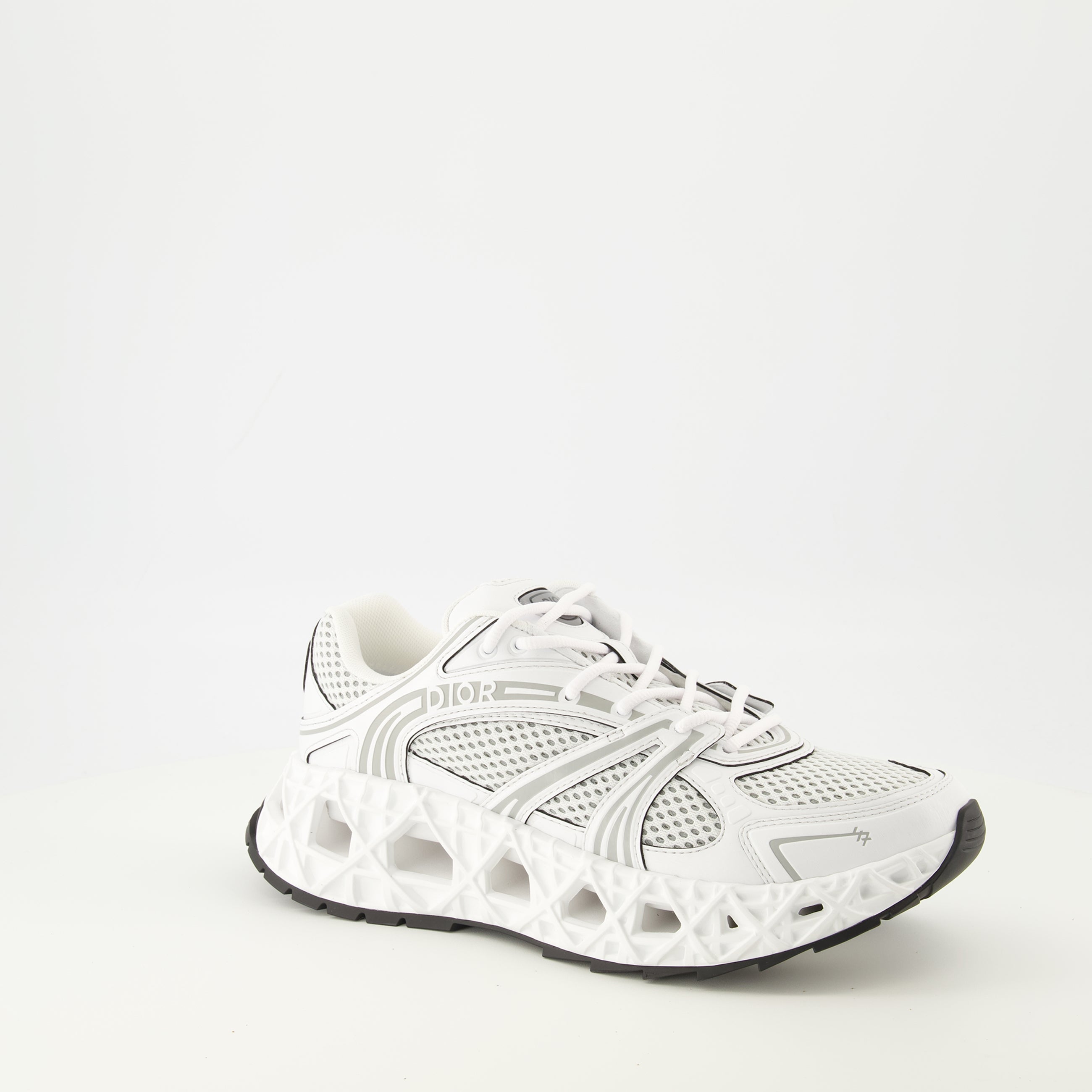 Image of B35 White Sneakers by Dior for Men - Season Spring-Summer 2026 - Front Right Three-Quarter View