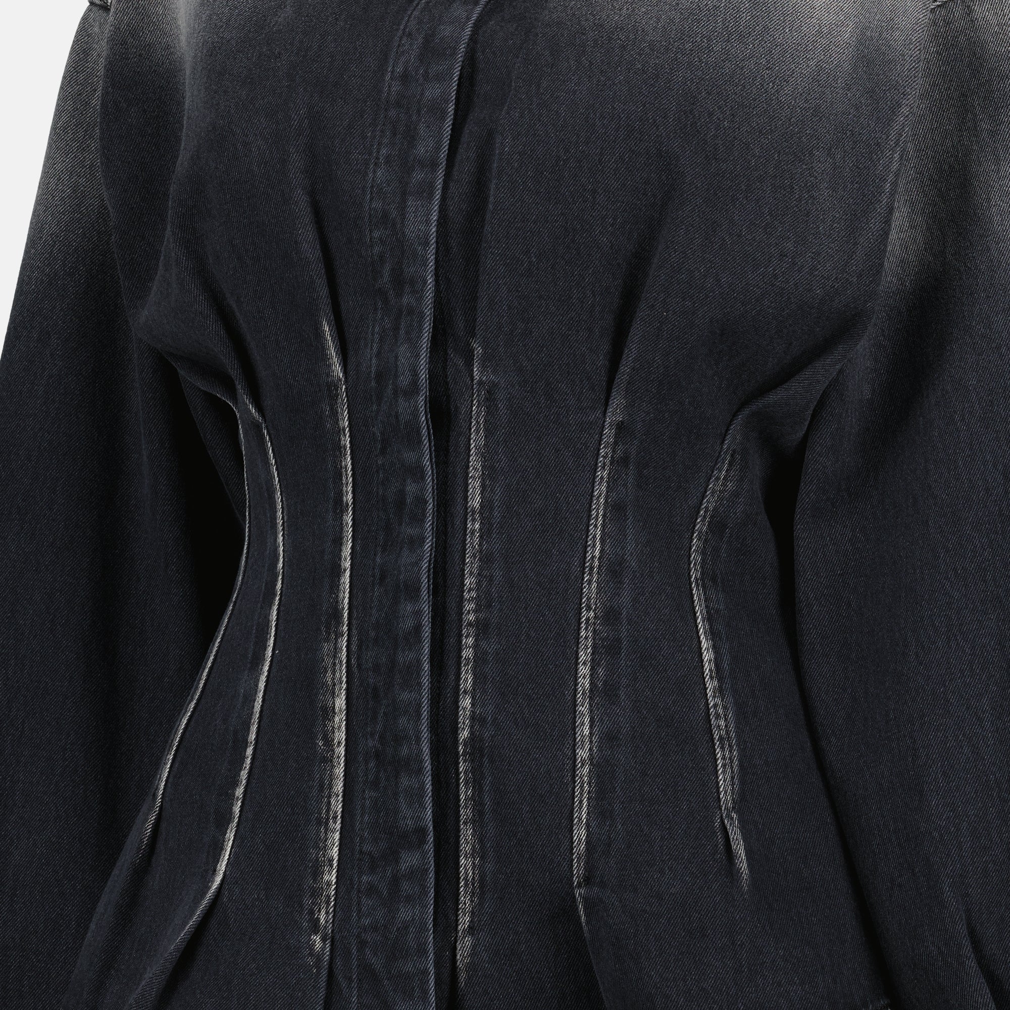 Moschino denim shirt, black shirt for women, tailored denim shirt, cotton denim clothing, stylish women's shirts