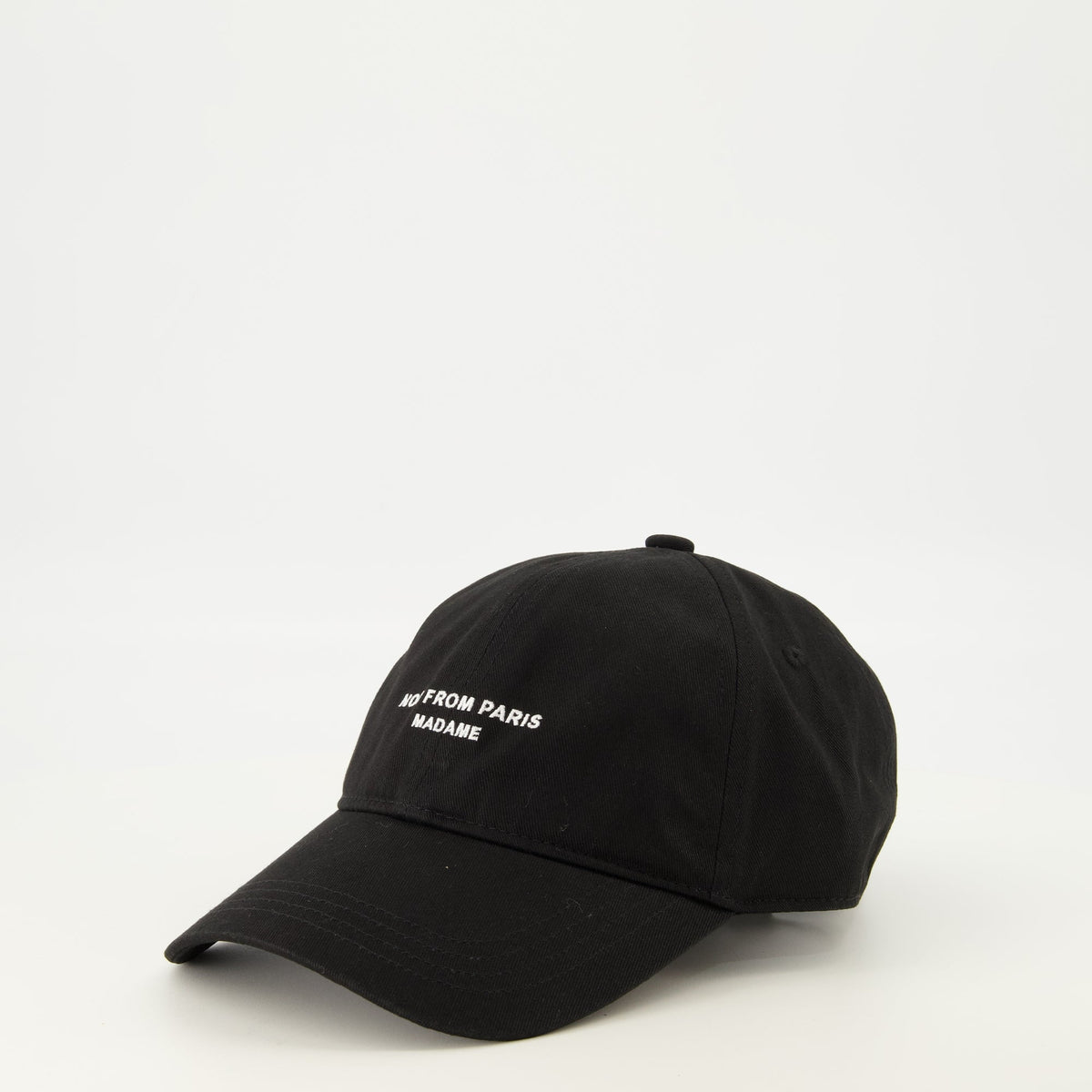Slogan ブラックコットンキャップ