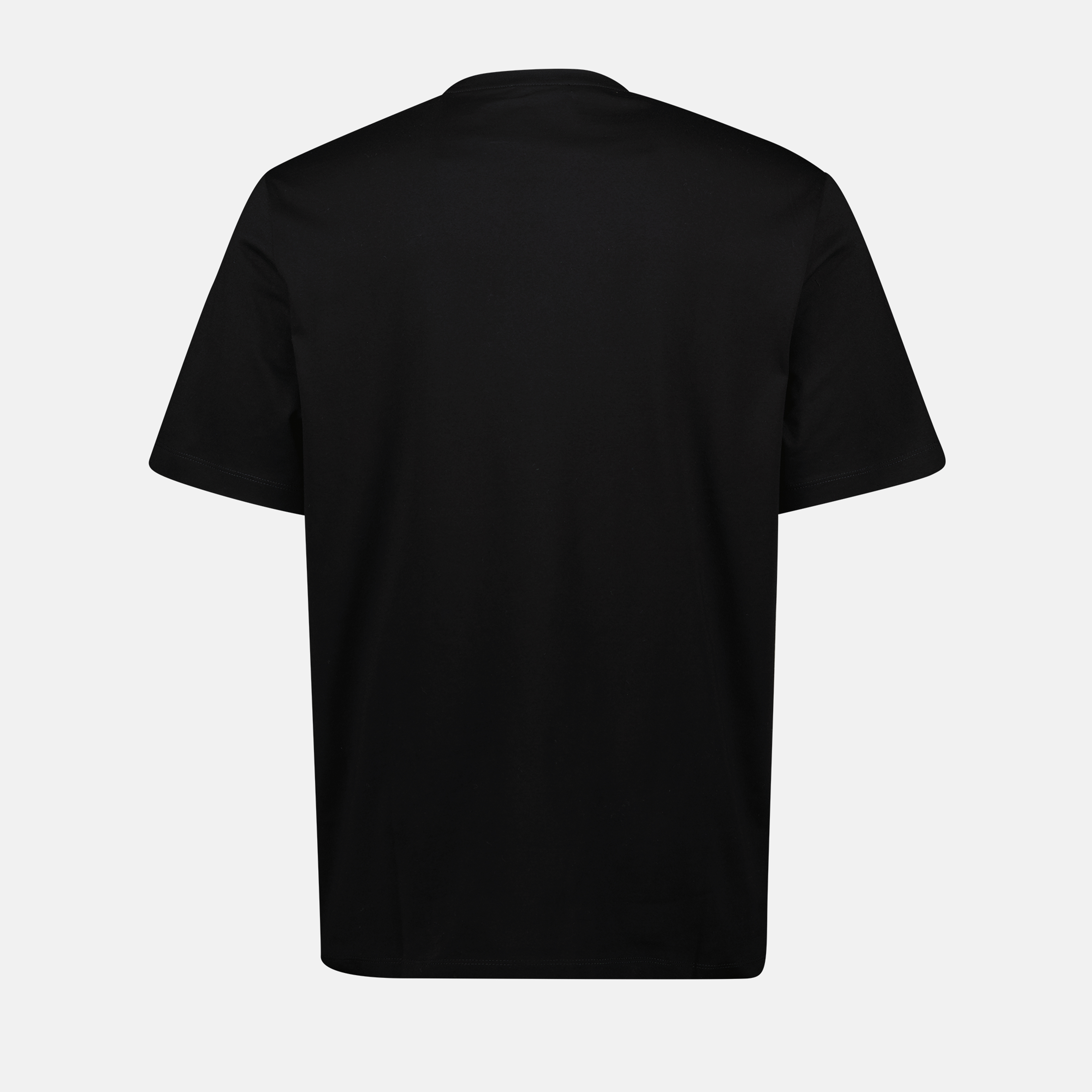 Versace T-shirt, maxi chain print, black T-shirt, logo shirt, cotton T-shirt