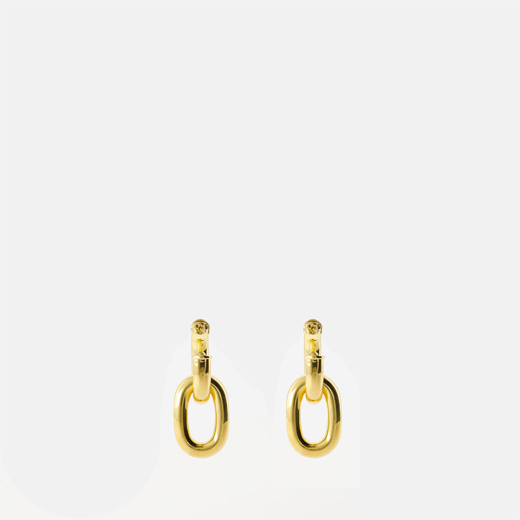 Link XL Earrings, Rabanne, golden earrings, women's accessories, designer jewelry