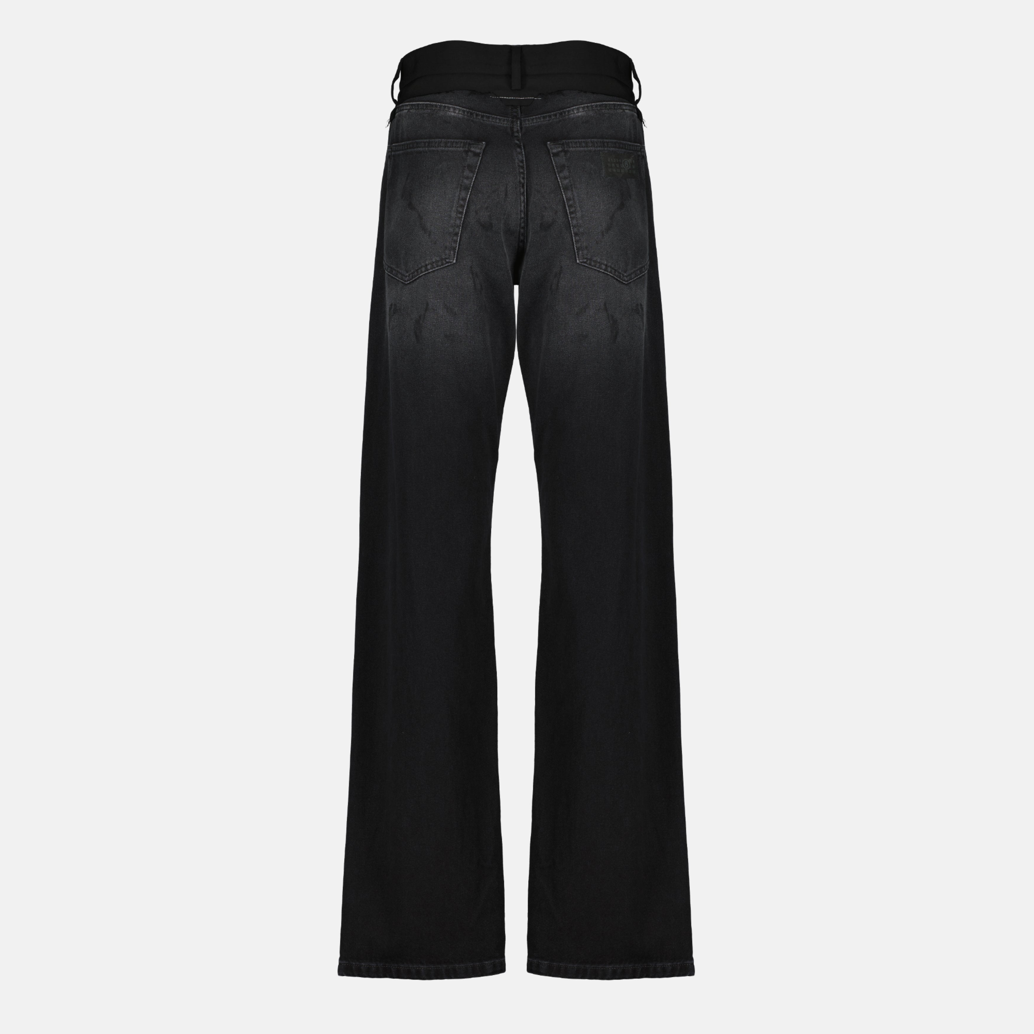 メゾンマルジェラ6 ブラックデニム 29 MM6 MM6 Maison Margiela(エムエムシックス メゾン マルジェラ