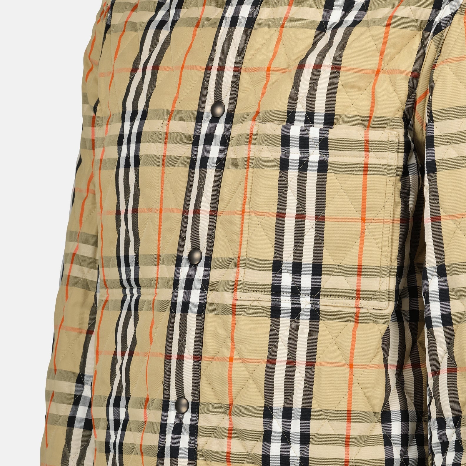 reversible jacket, quilted outerwear, Burberry style, autumn fashion, luxury jacket