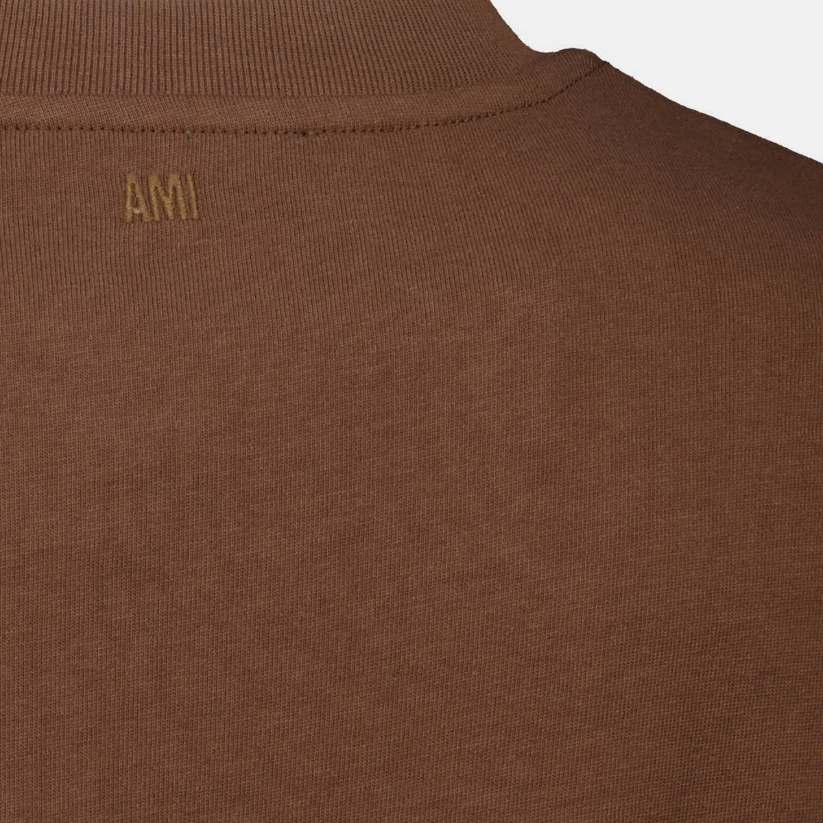 T-Shirt en Coton Marron