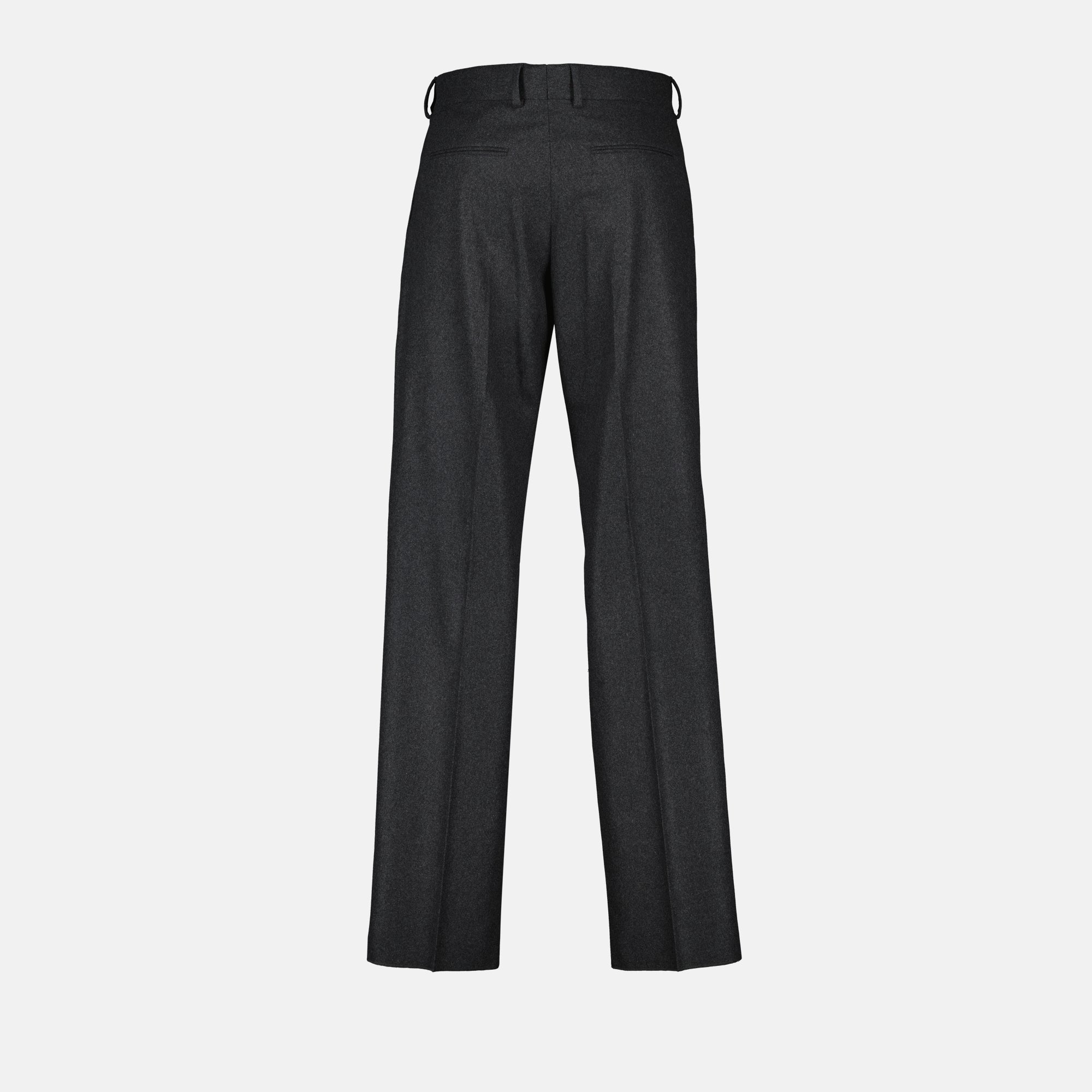 Imagen de Pantalones de Cachemira en Gris de Fendi para Hombre - Temporada Otoño-Invierno 2024 - Vista Detalle del Producto 1