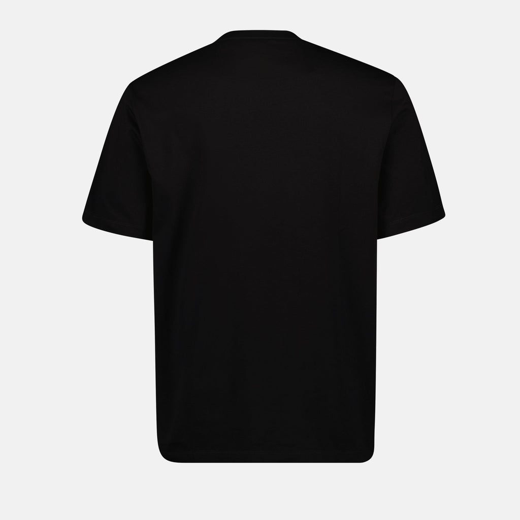 Medusa On Chain, black T-shirt, Versace T-shirt, cotton jersey, iconic print