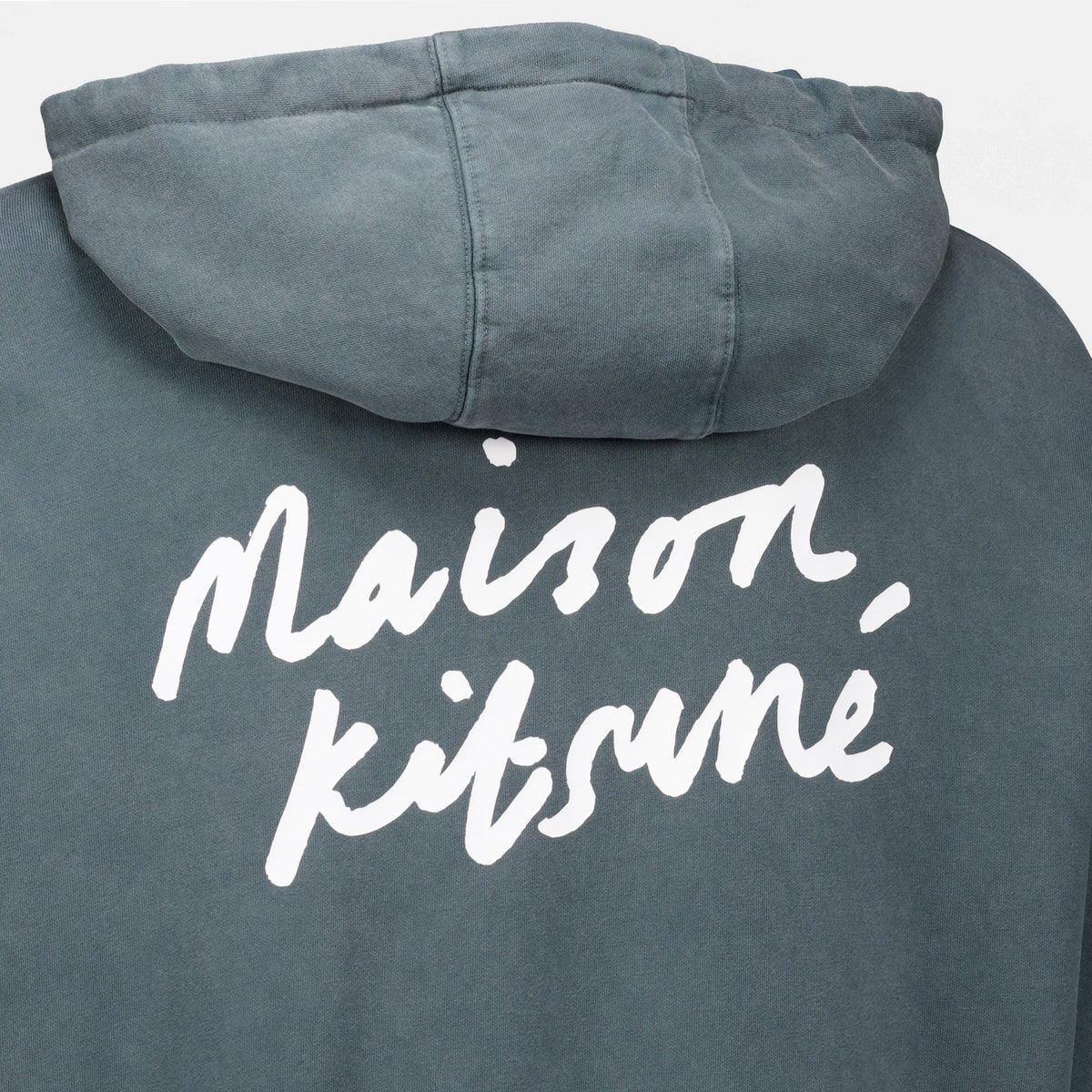 Gray Hooded Sweatshirt Maison Kitsuné