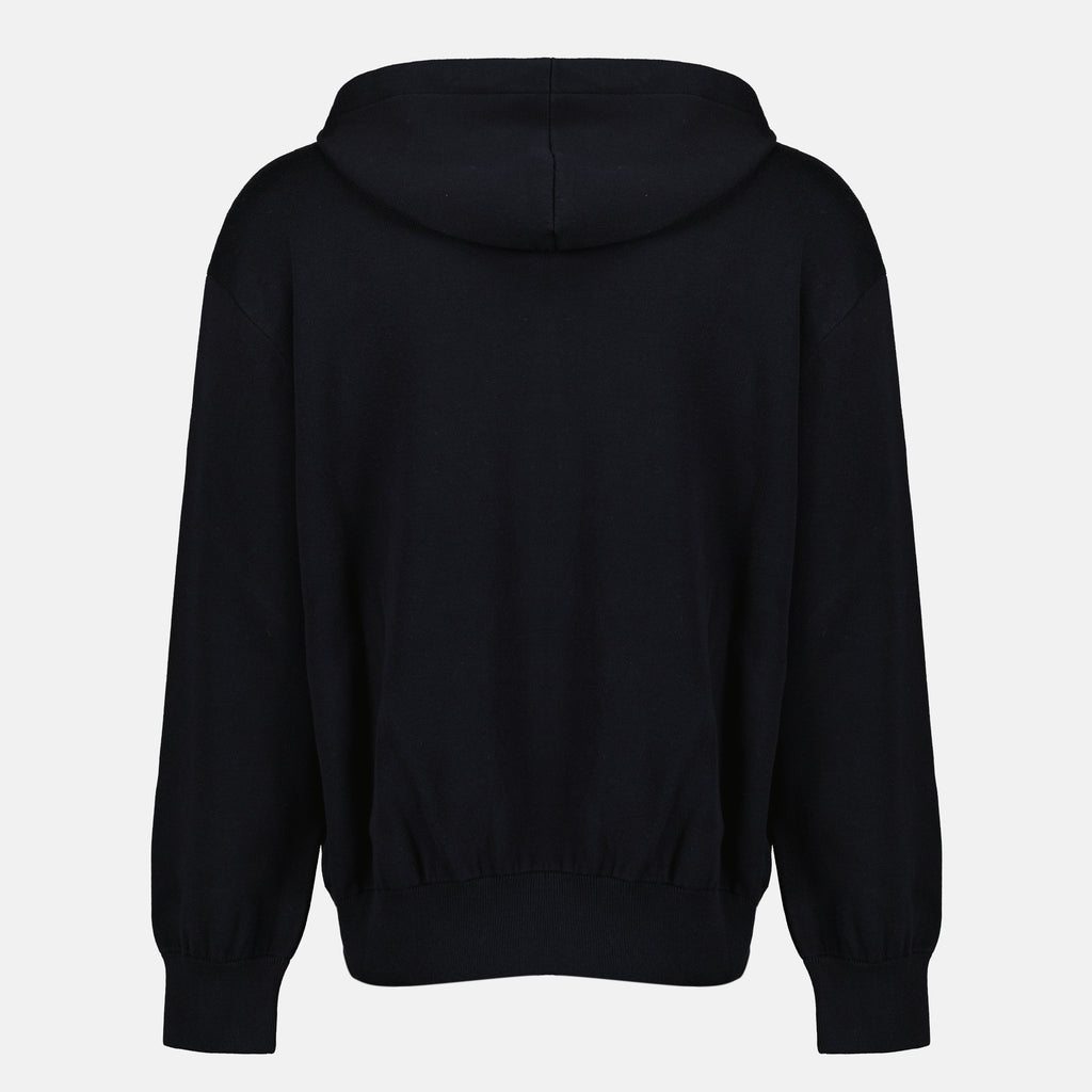 Bilde av cashmere-zip-hoodie fra Fendi for menn - Sesong Vår-Sommer 2026 - Bakgrunnsvisning