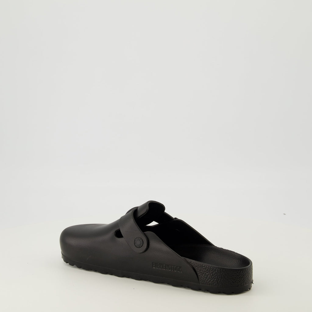 Birkenstock Boston Mules, EVA slip-on shoes, adjustable mules, black mules, comfortable footwear