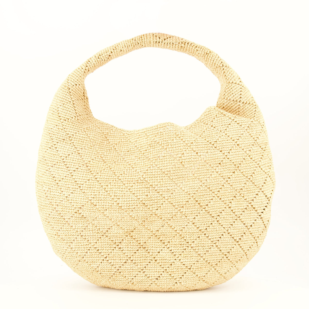 Sac Icare Hobo en raphia