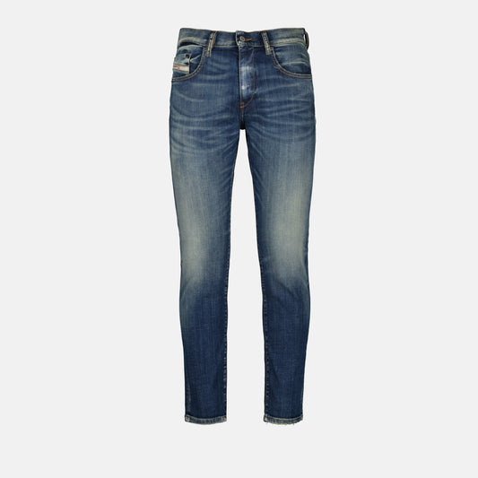 slim fit jeans, blue jeans, Diesel jeans, denim fashion, men's jeans