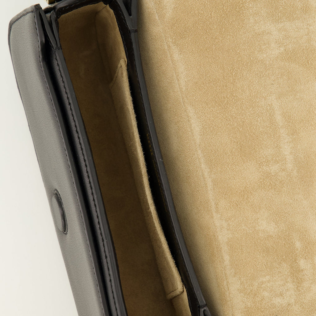 Borsa a spalla Paris Paris in pelle nera