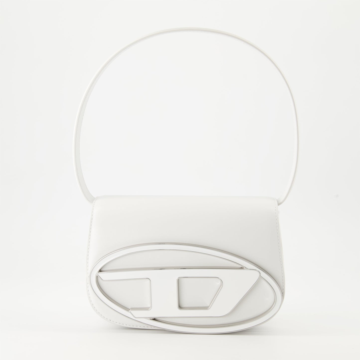 Diesel bag, white leather bag, 1DR shoulder bag, luxury accessories, Autumn-Winter 2024