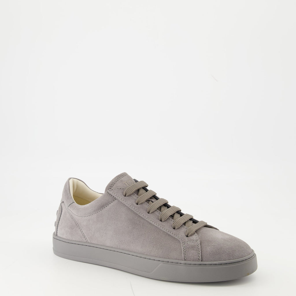 tods grey suede sneakers we in style tods men 15494833275260