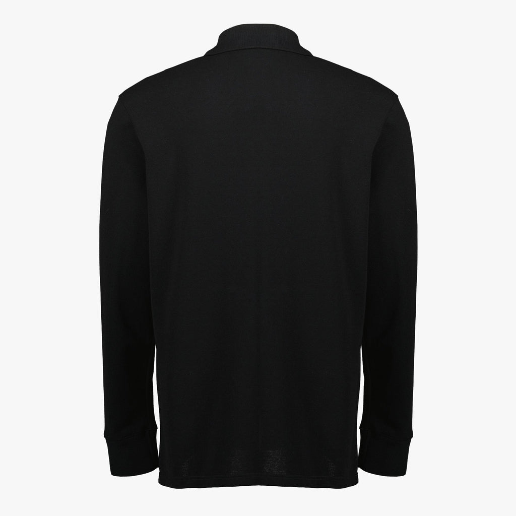 Image of Polo Manches Longues Noir by Courrèges for Men - Season Spring-Summer 2026 - Back View