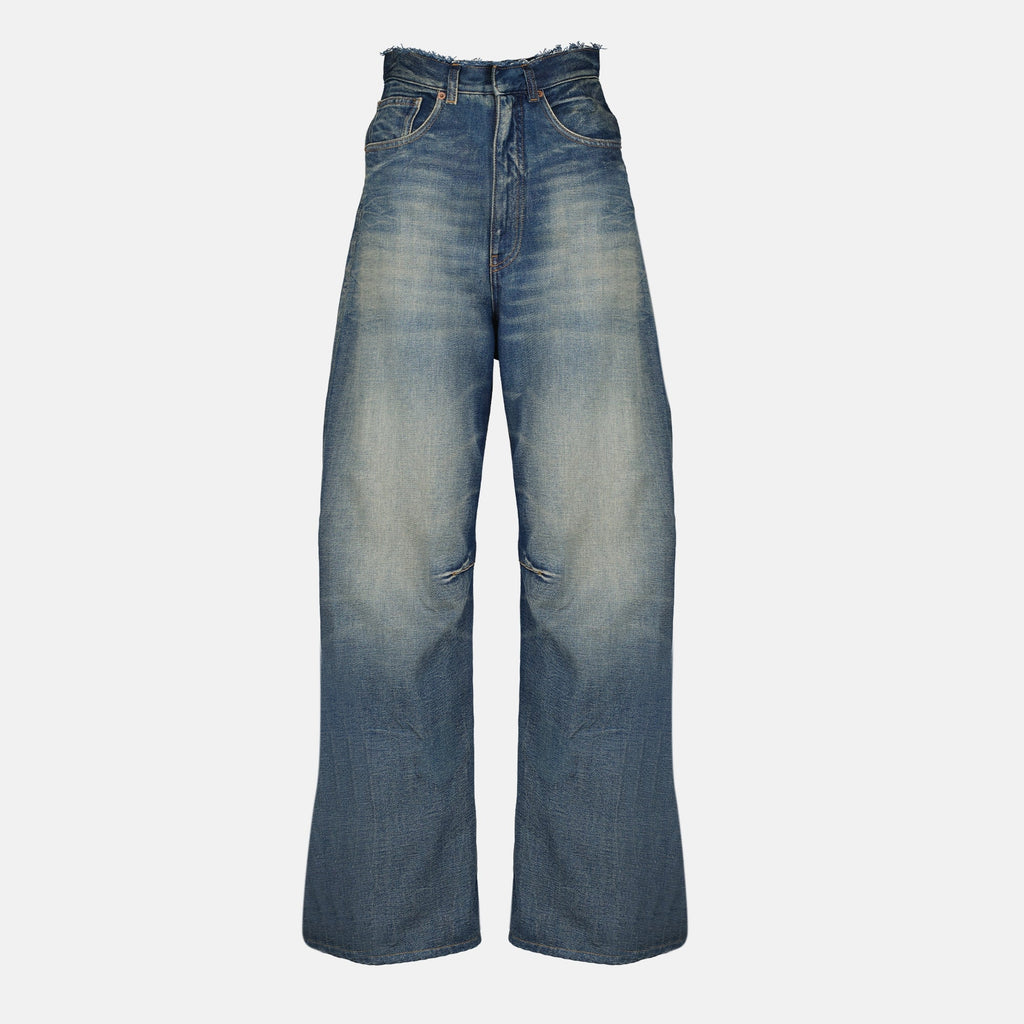 high waisted wide leg jeans mm6 women 15618306212220