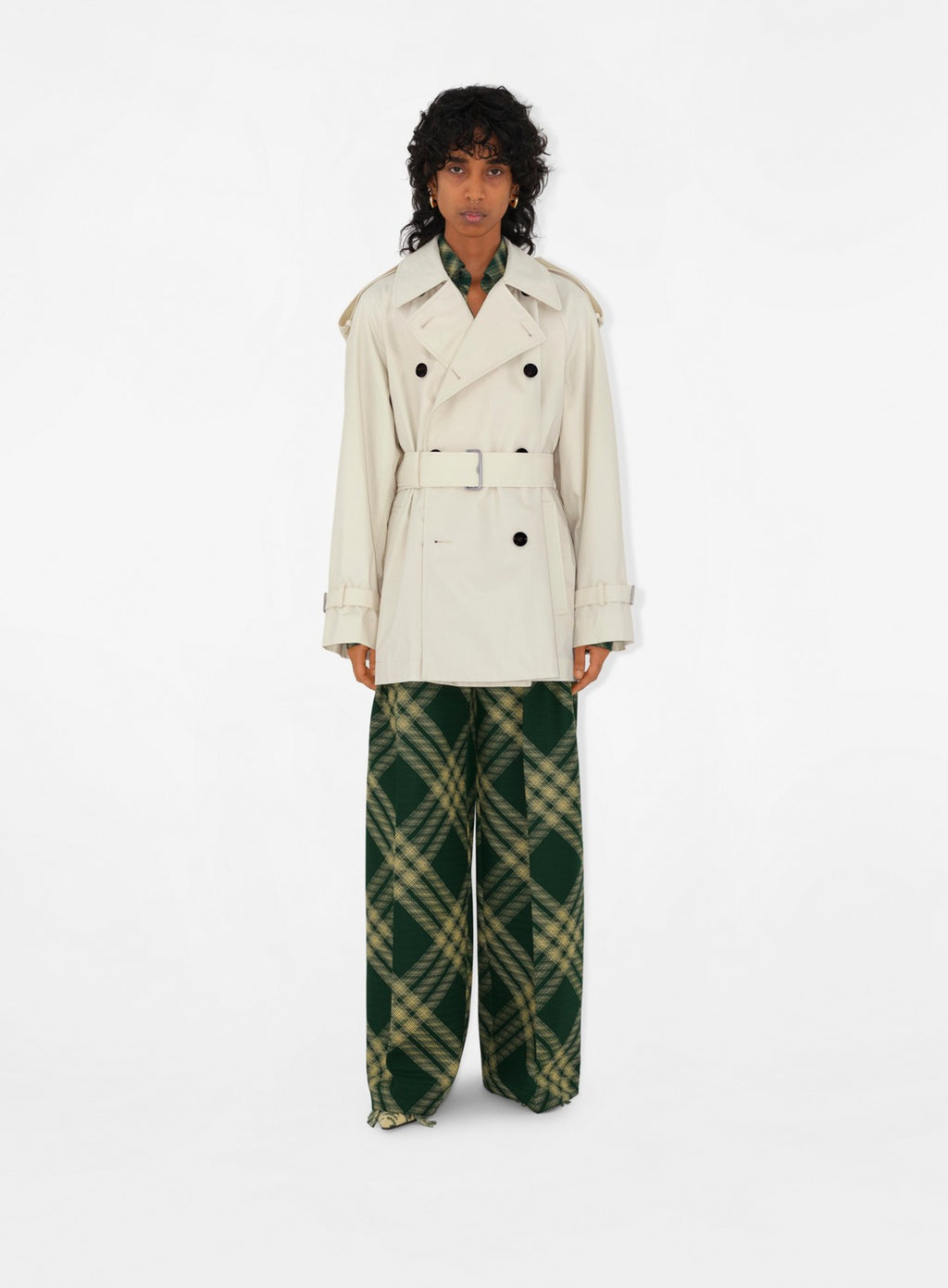 Burberry trench coat, cream short trench, luxury outerwear, designer trench, elegant coat