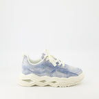 Immagine delle sneakers in denim Wave di Iro per donne - Stagione Primavera-Estate 2025 - Vista laterale destra