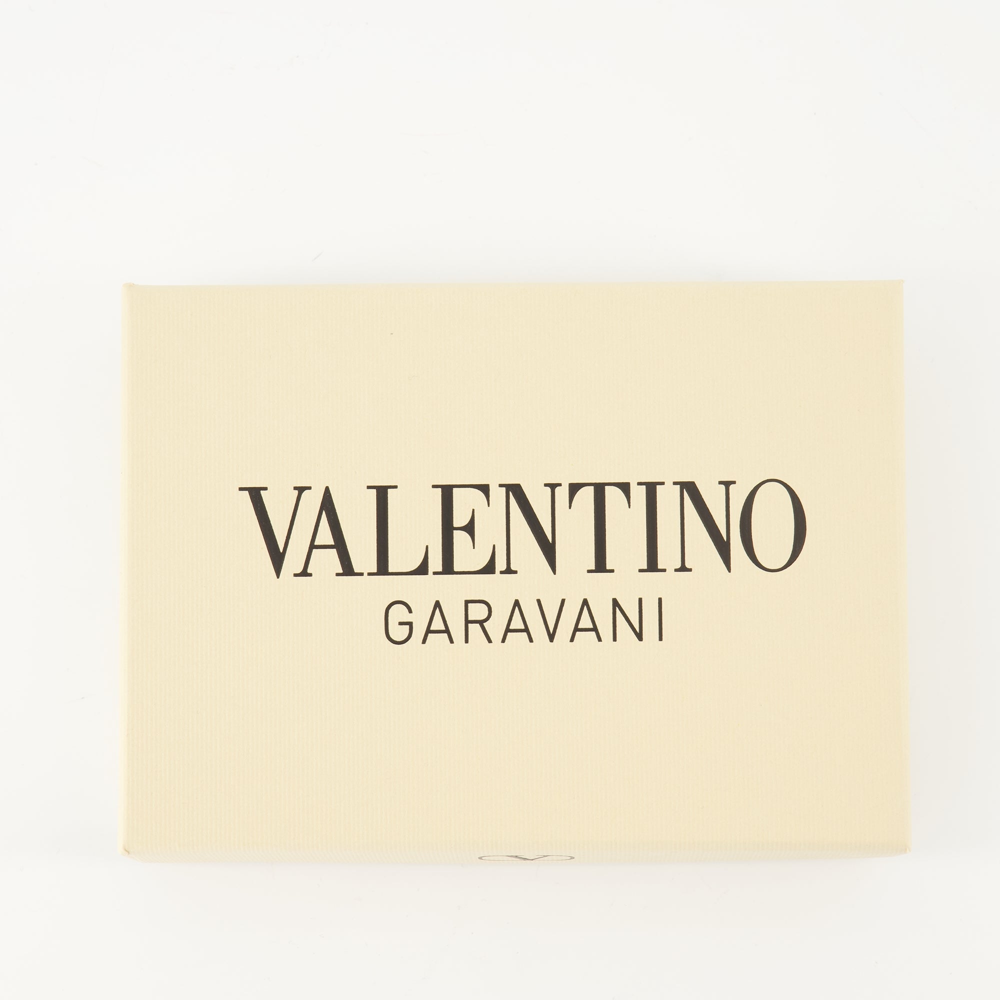 Rockstud Wallet, Valentino Garavani, brown leather wallet, grained calfskin wallet, zip closure wallet