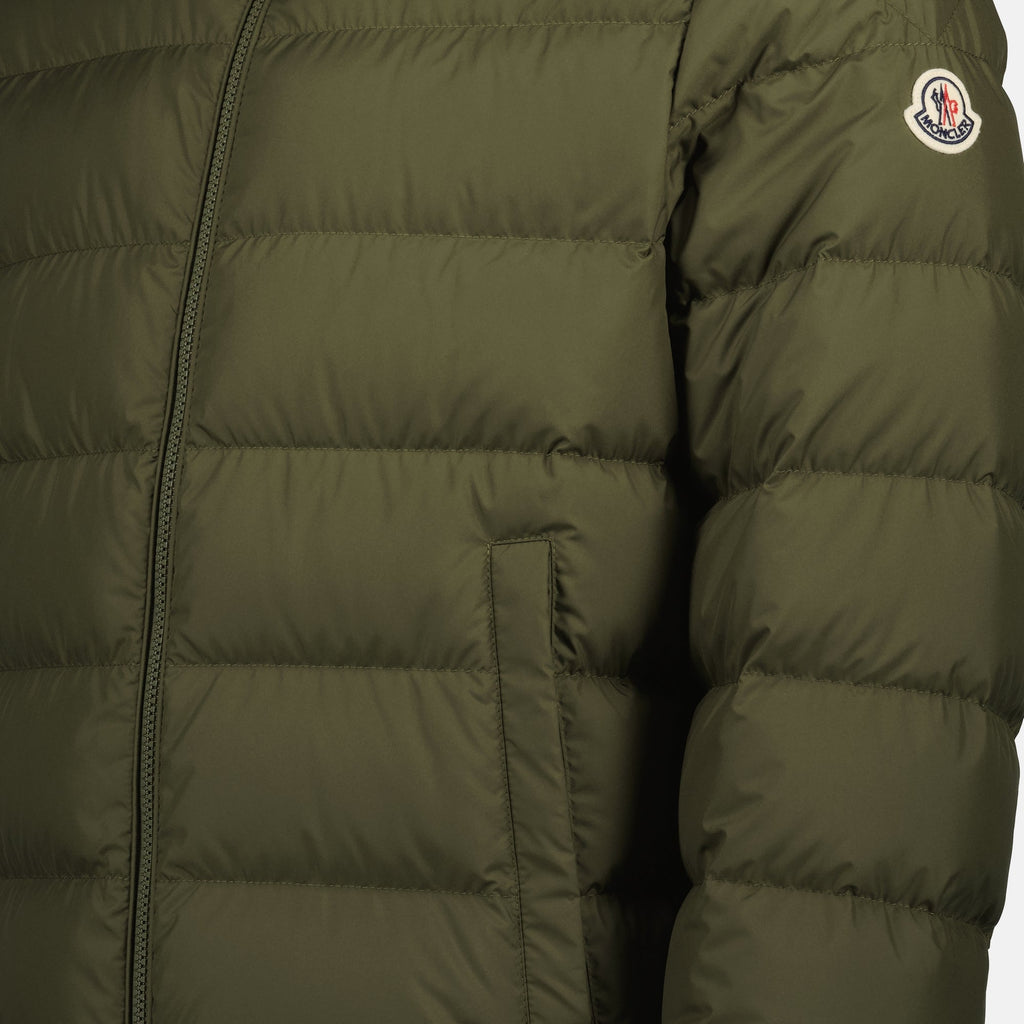 Image of Baudinet Kaki Down Jacket by Moncler for Men - Season Autumn-Winter 2025 - Detail View 5