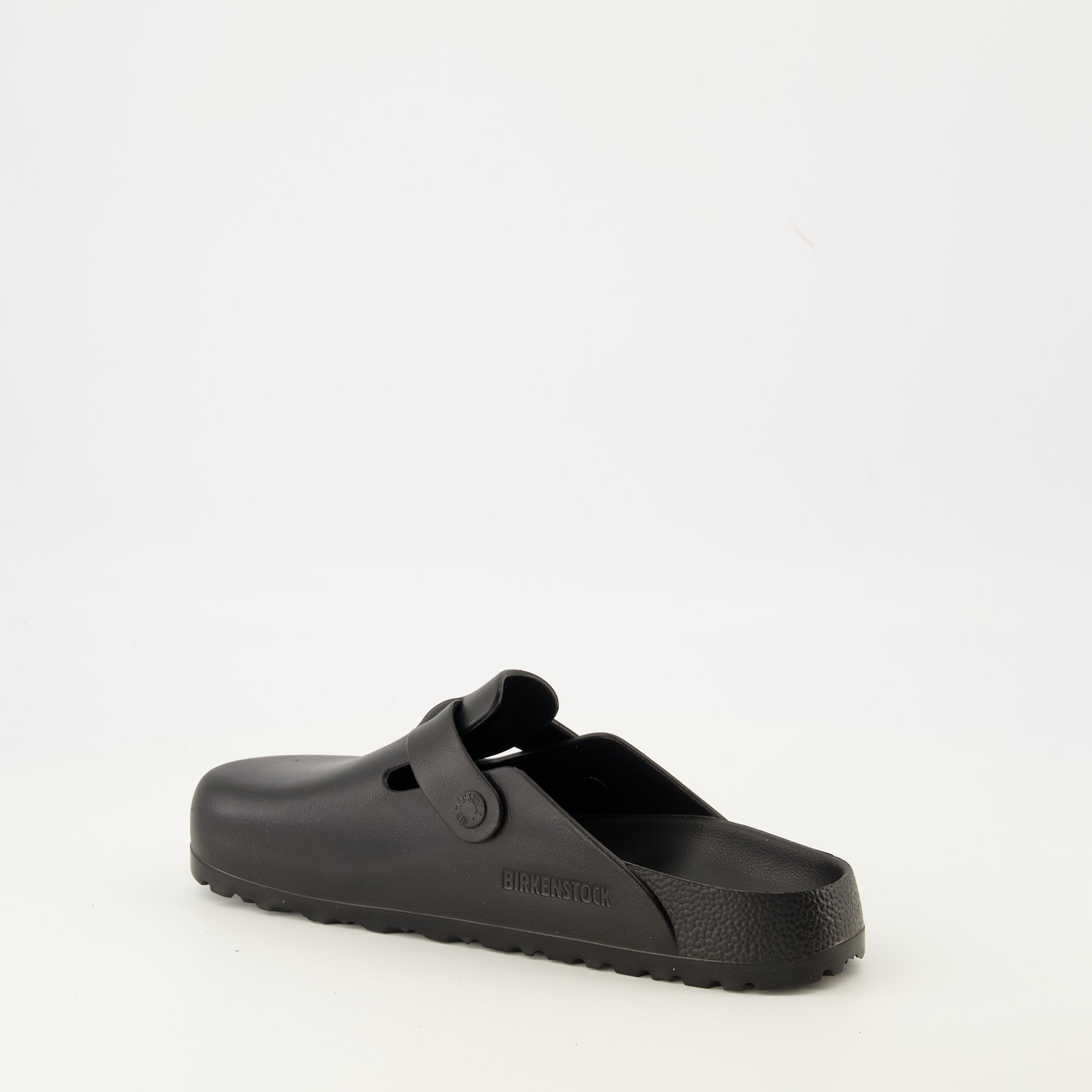 Boston EVA Mules, Birkenstock mules, comfortable footwear, black slip-on shoes, adjustable EVA sandals