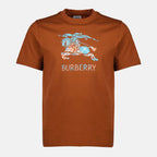 Image of T-shirt EKD Brown by Burberry for Men - Season Spring-Summer 2026 - Front View