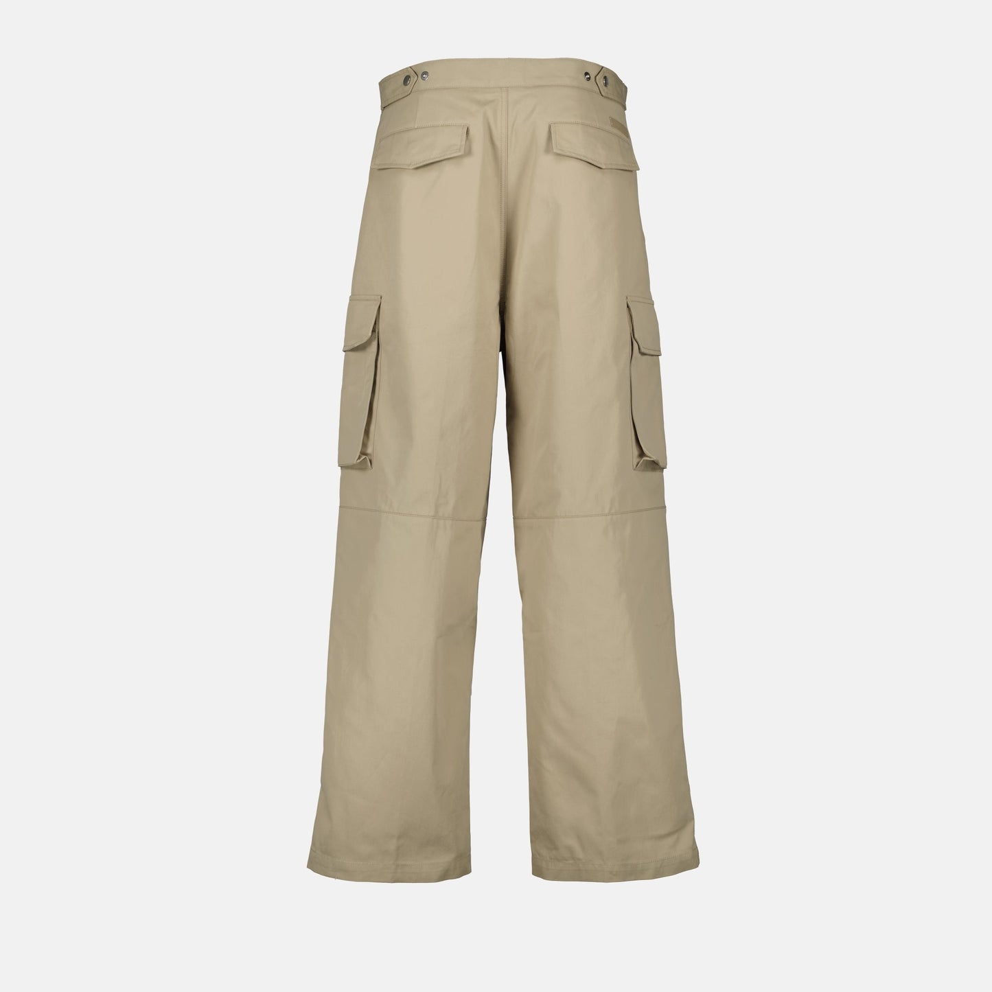 beige cargo pants, Ami Paris pants, cotton cargo trousers, modern casual wear, versatile pants