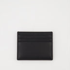 Valentino Garavani, VLogo card holder, luxury leather accessories, black card holder, designer card holder