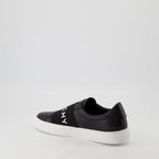 Image of Urban Leather Slip-On Sneakers by Givenchy for Men - Season Autumn-Winter 2025 - Back Right Three-Quarter View