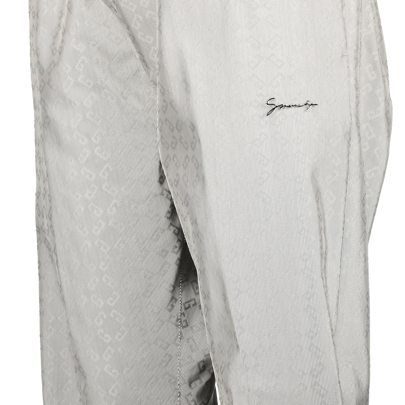 jacquard jogging pants, 4G print, metallic logo, polyamide cotton blend, straight leg pants